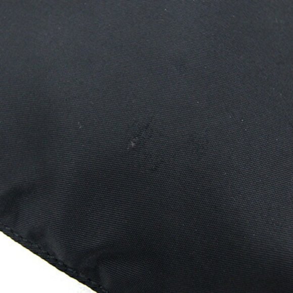 PRADA Shoulder Bag Black Nylon Pochette Triangle - Picture 5 of 10